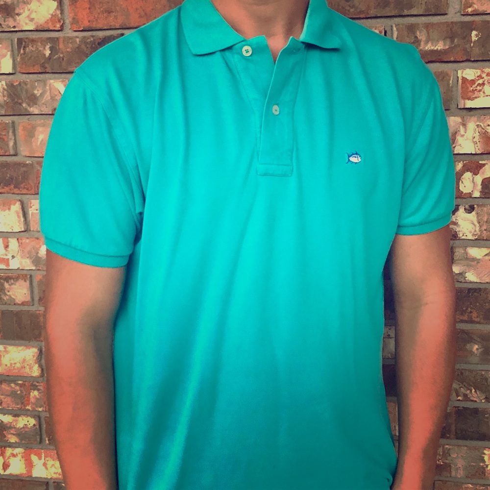 Southern tide size L collared shirt